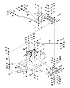 Part Location Diagram of 747-05677 MTD Link-strg drag